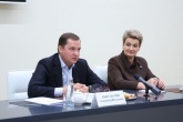 Александр Цыбульский провел встречу с вице-спикером Совета Федерации РФ Инной Святенко