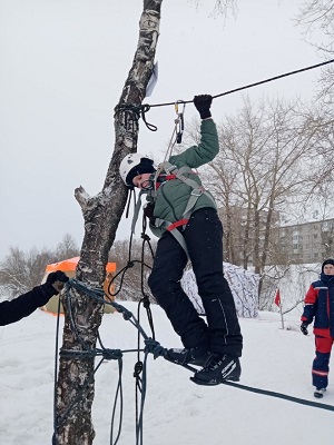 27 февраля прошли городские соревнования по спортивному туризму, дистанция-лыжная!