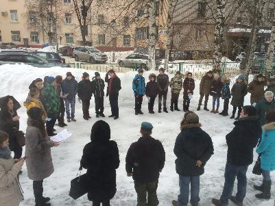Традиционная февральская акции "Мы с Вами, солдаты России"